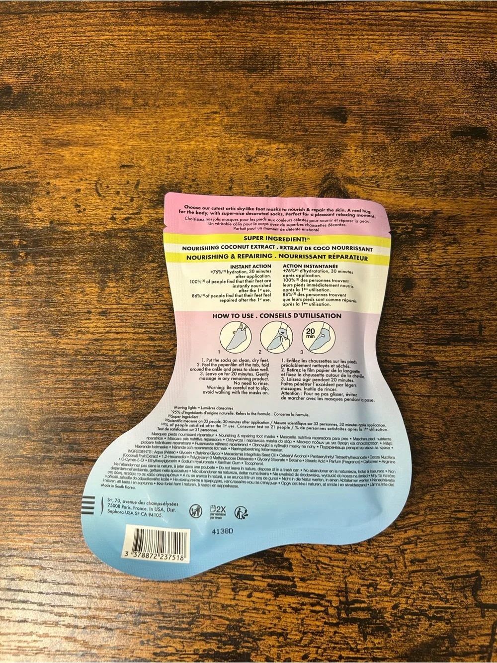 Sephora Collection + Novalift Spa Hand & Foot Self-Care Bundle | Eye Patches